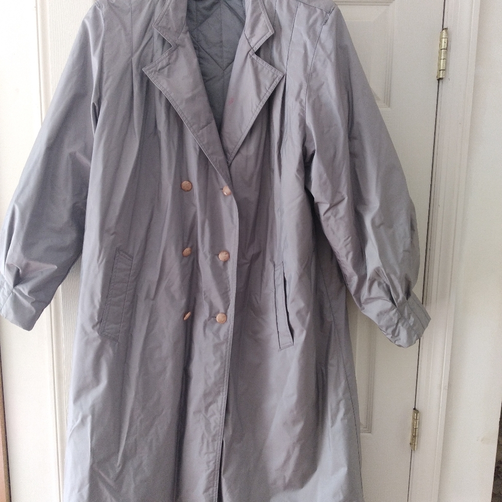 Gray Long Coat - image 1